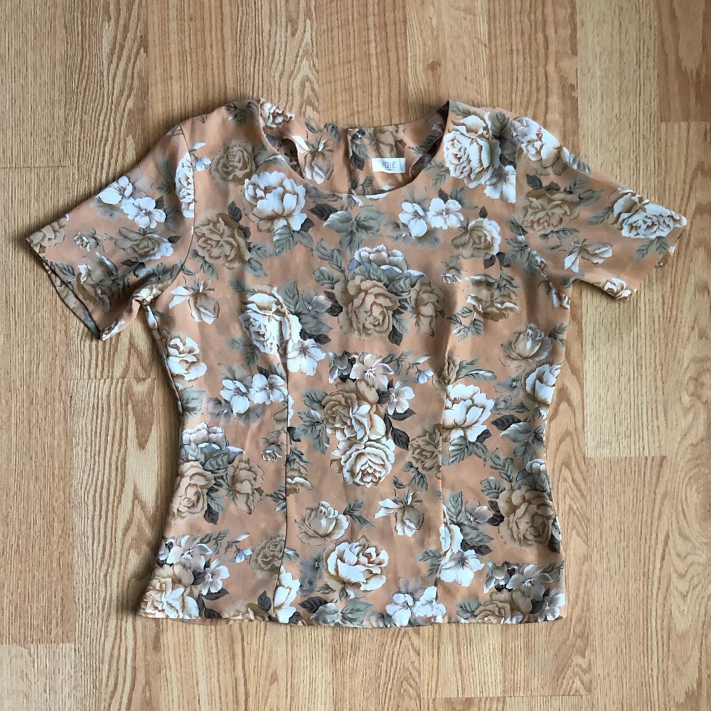Joie Tokyo-blouse floral silk blouse